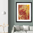 Nomadic Blaze II by Regina Moore on GIANT ART - orange abstract