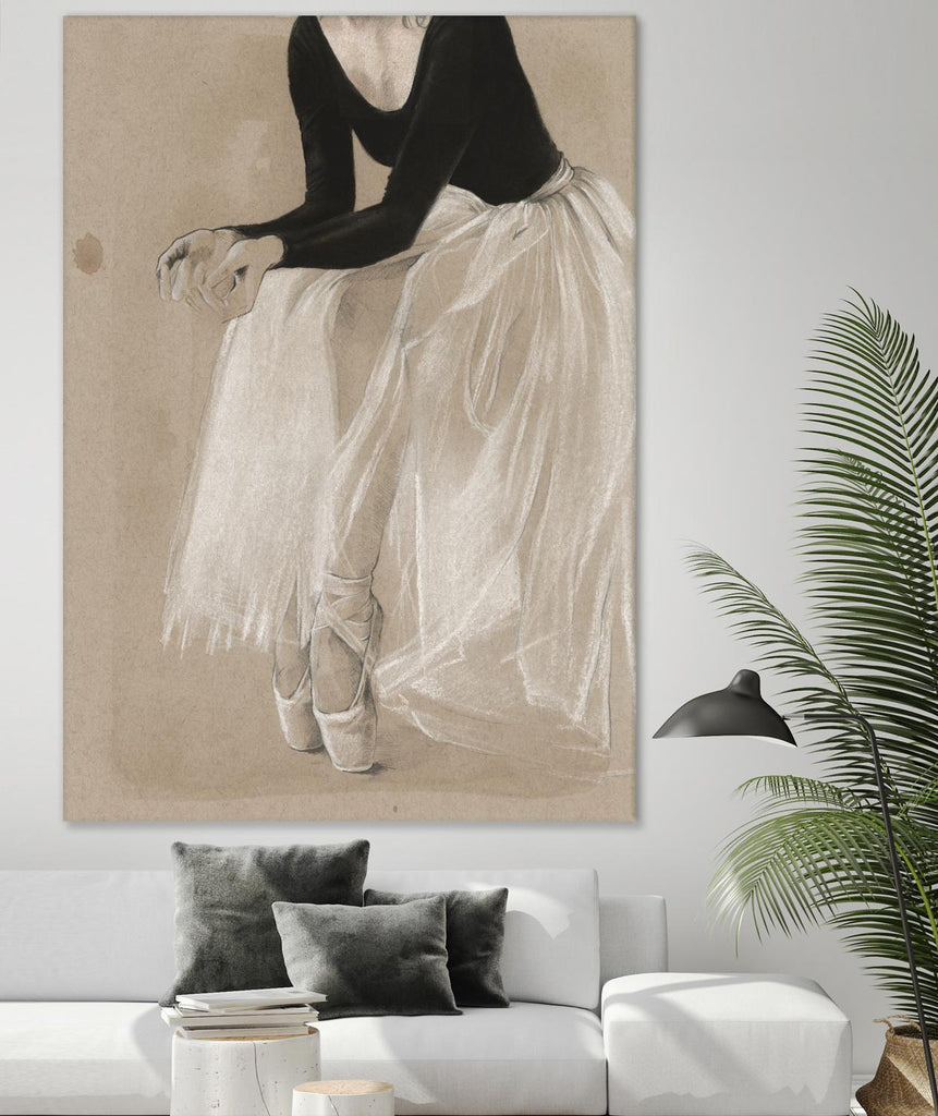 Étude de ballet I par Jennifer Paxton Parker sur GIANT ART - mode brune