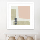 Monotype Abstraction I by Jennifer Goldberger on GIANT ART - pink abstract