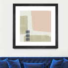 Monotype Abstraction I by Jennifer Goldberger on GIANT ART - pink abstract