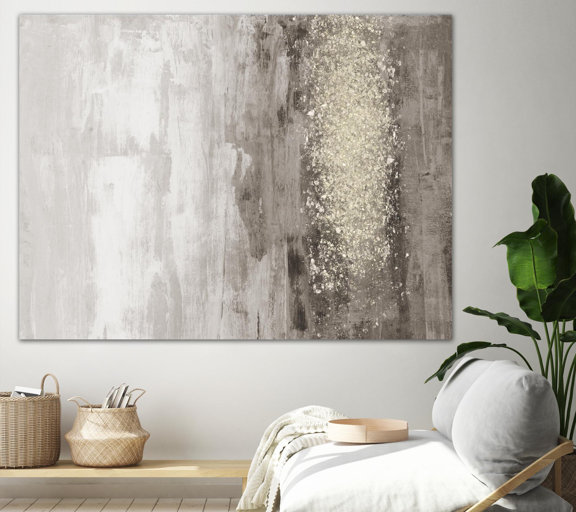 Glitter Rain I by Jennifer Goldberger on GIANT ART - abstract