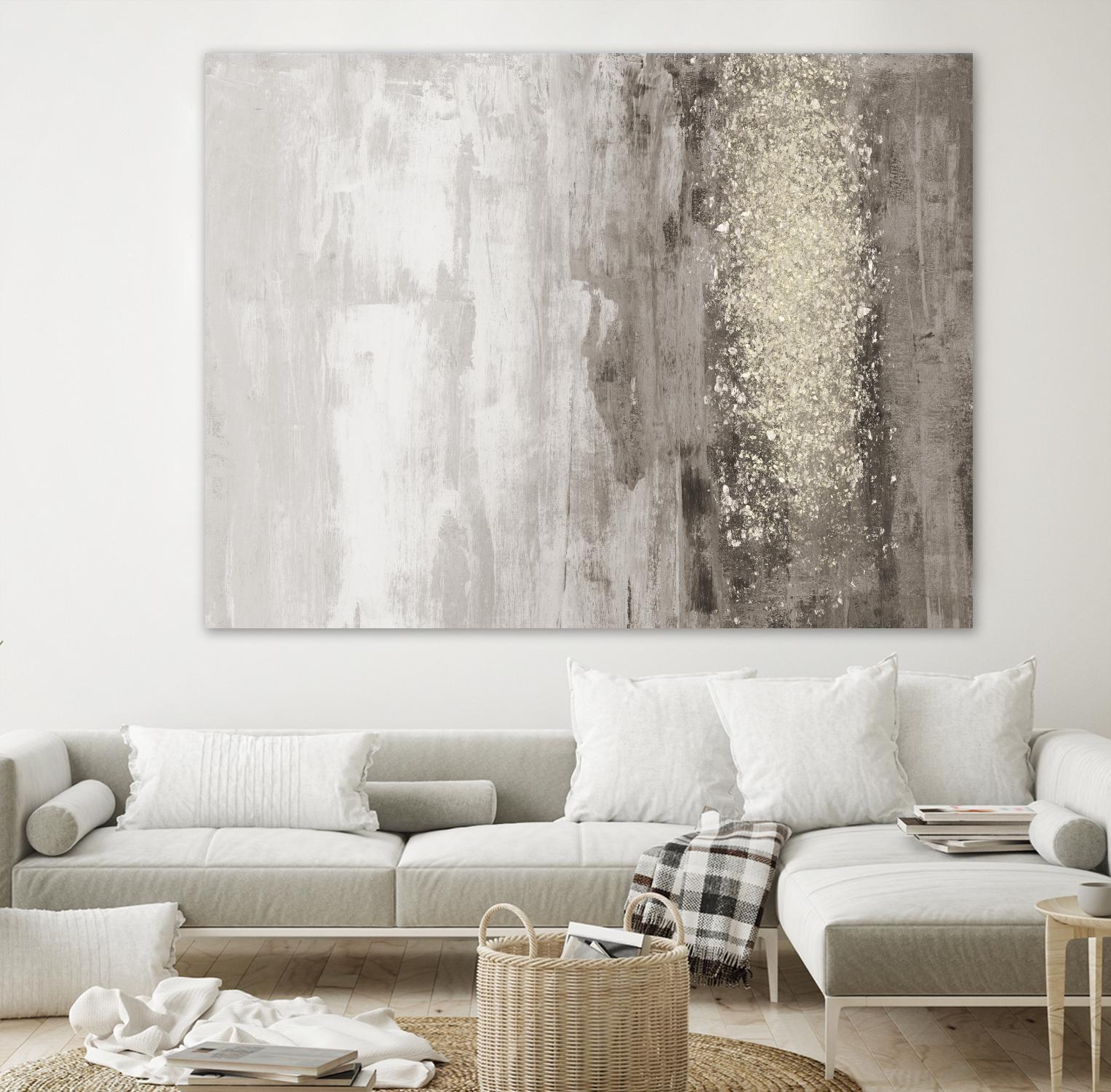 Glitter Rain I by Jennifer Goldberger on GIANT ART - abstract