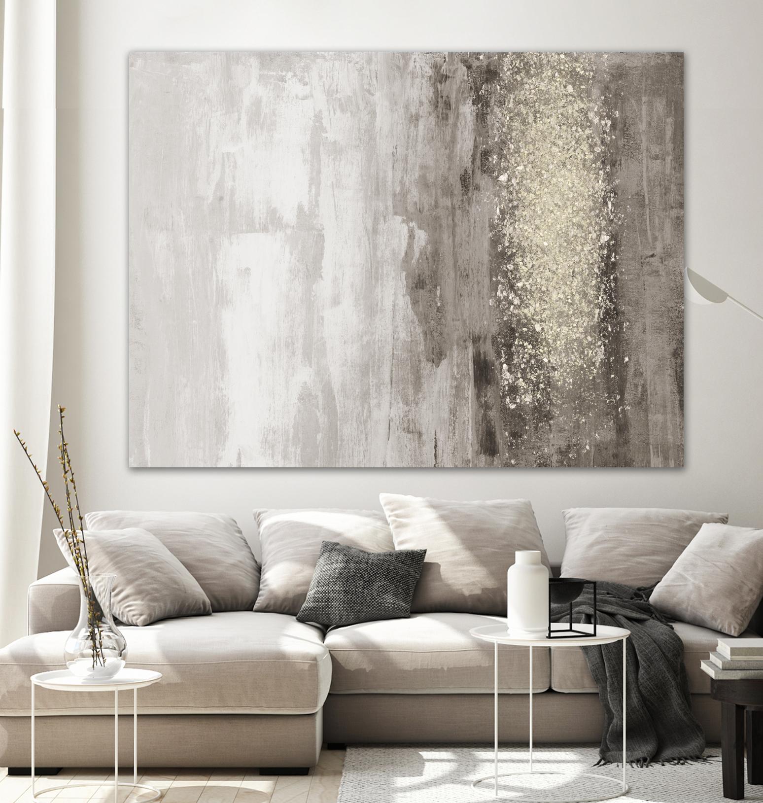 Glitter Rain I by Jennifer Goldberger on GIANT ART - abstract