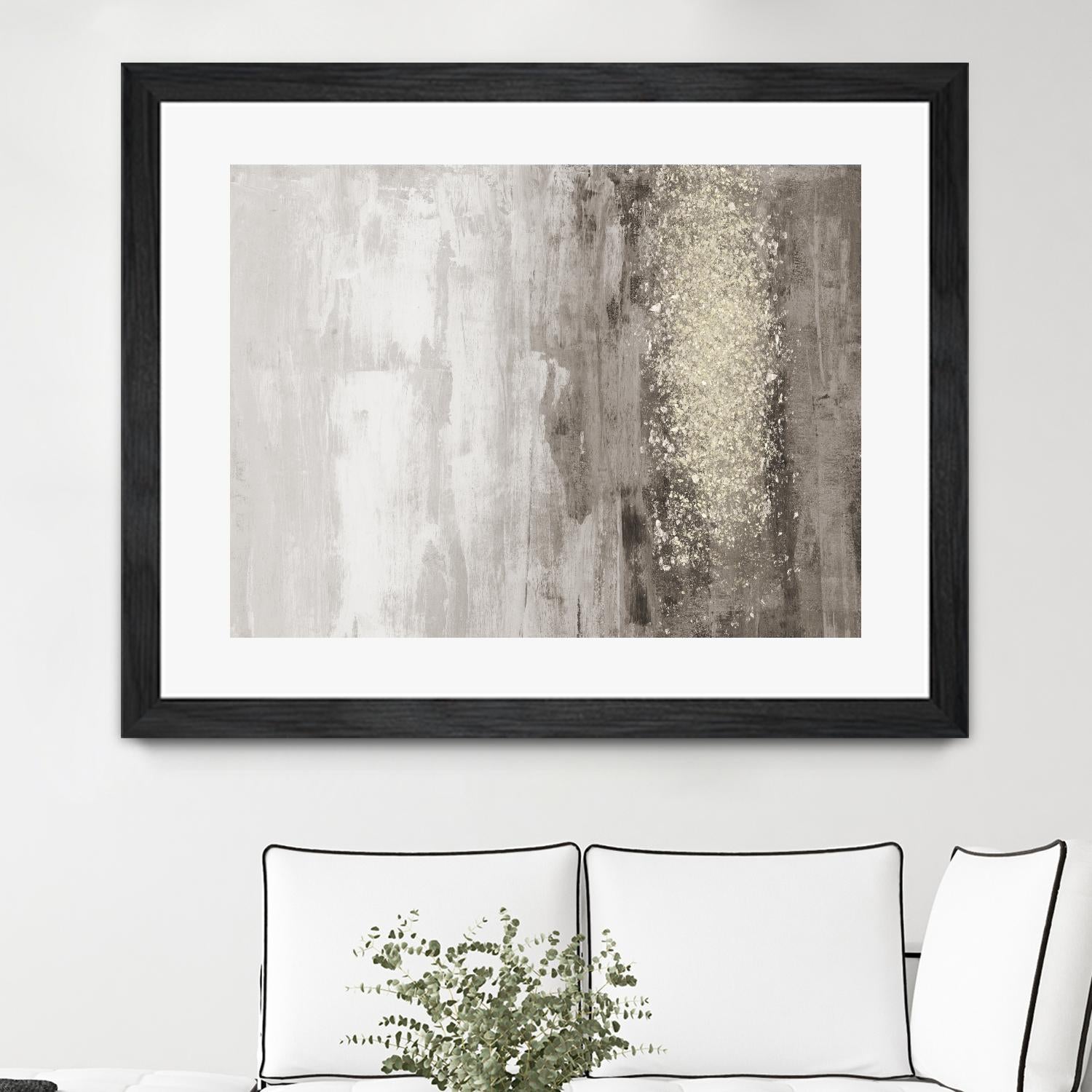 Glitter Rain I by Jennifer Goldberger on GIANT ART - abstract