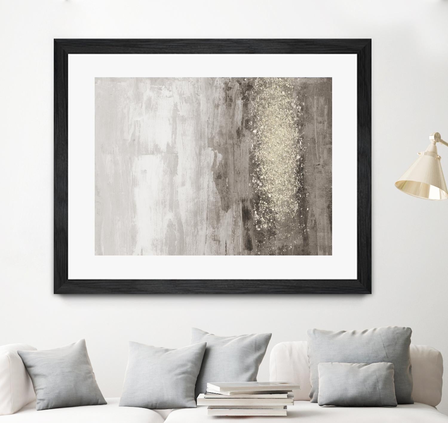 Glitter Rain I by Jennifer Goldberger on GIANT ART - abstract