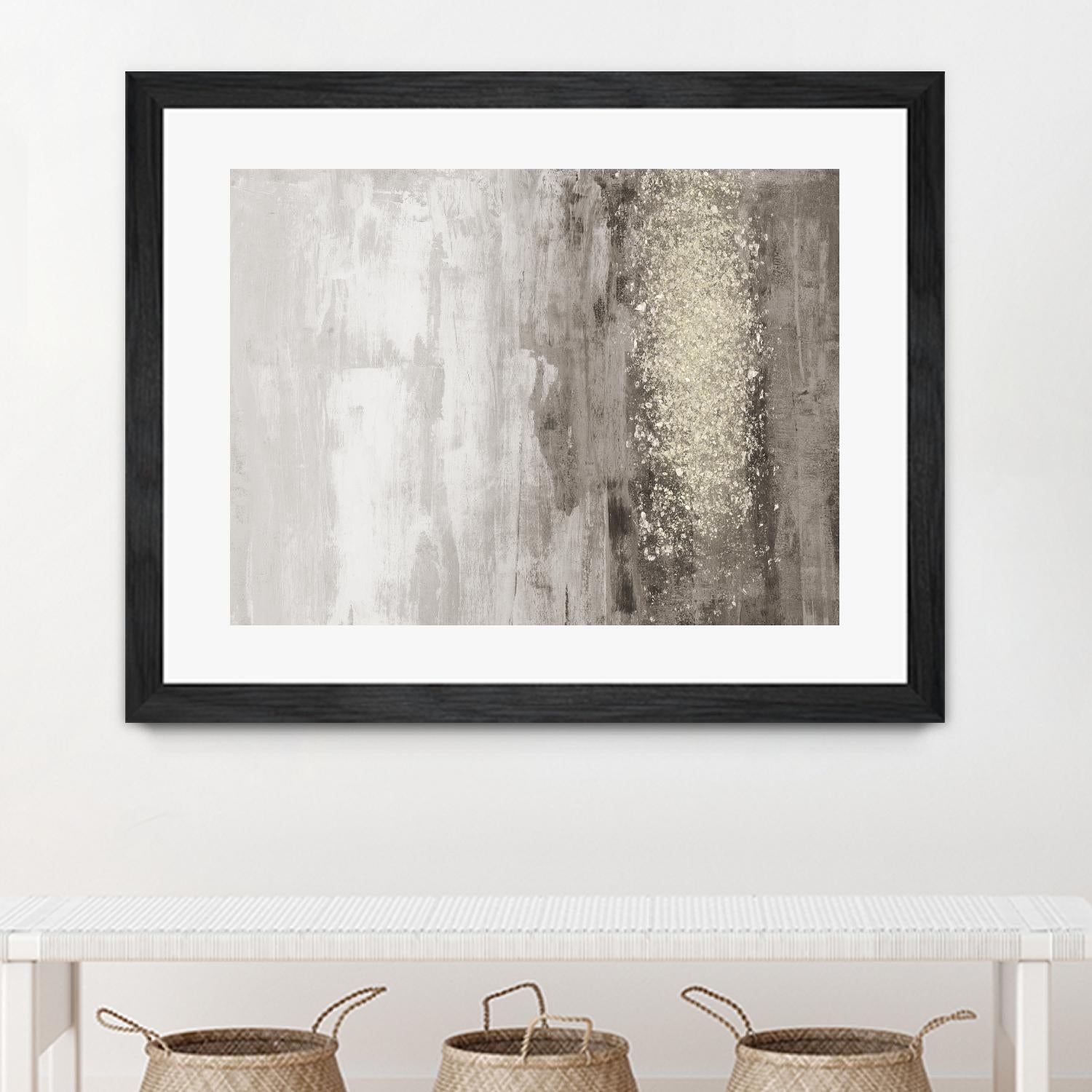 Glitter Rain I by Jennifer Goldberger on GIANT ART - abstract