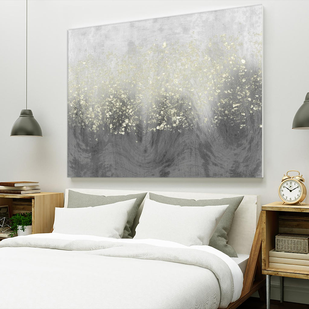 Glitter Swirl I by Jennifer Goldberger on GIANT ART - brown abstract