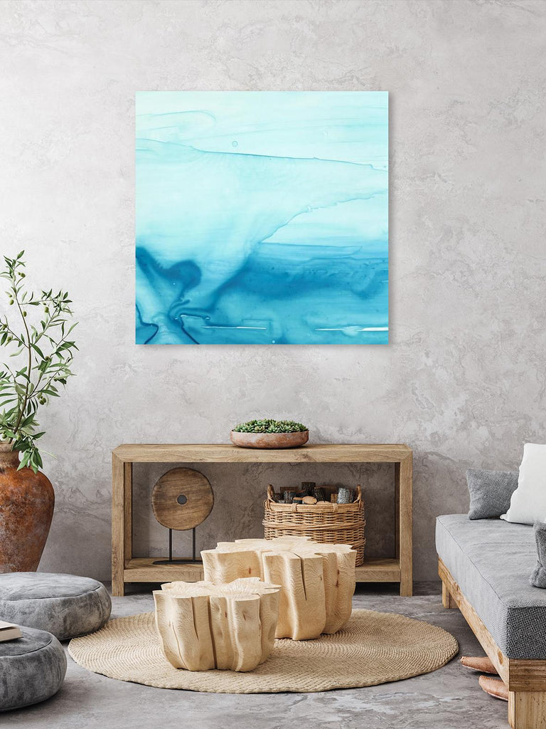 Making Waves I by Ethan Harper on GIANT ART - blue abstract