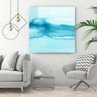 Making Waves III by Ethan Harper on GIANT ART - blue abstract