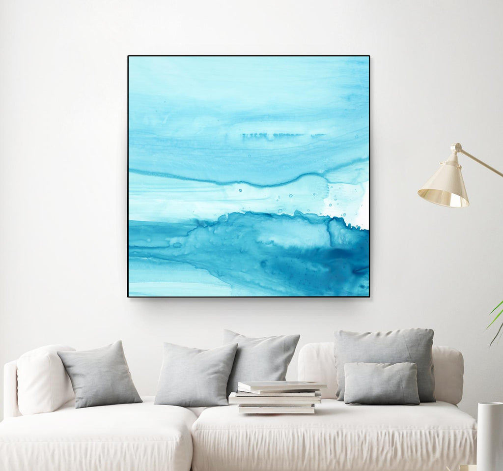 Making Waves IV by Ethan Harper on GIANT ART - blue abstract