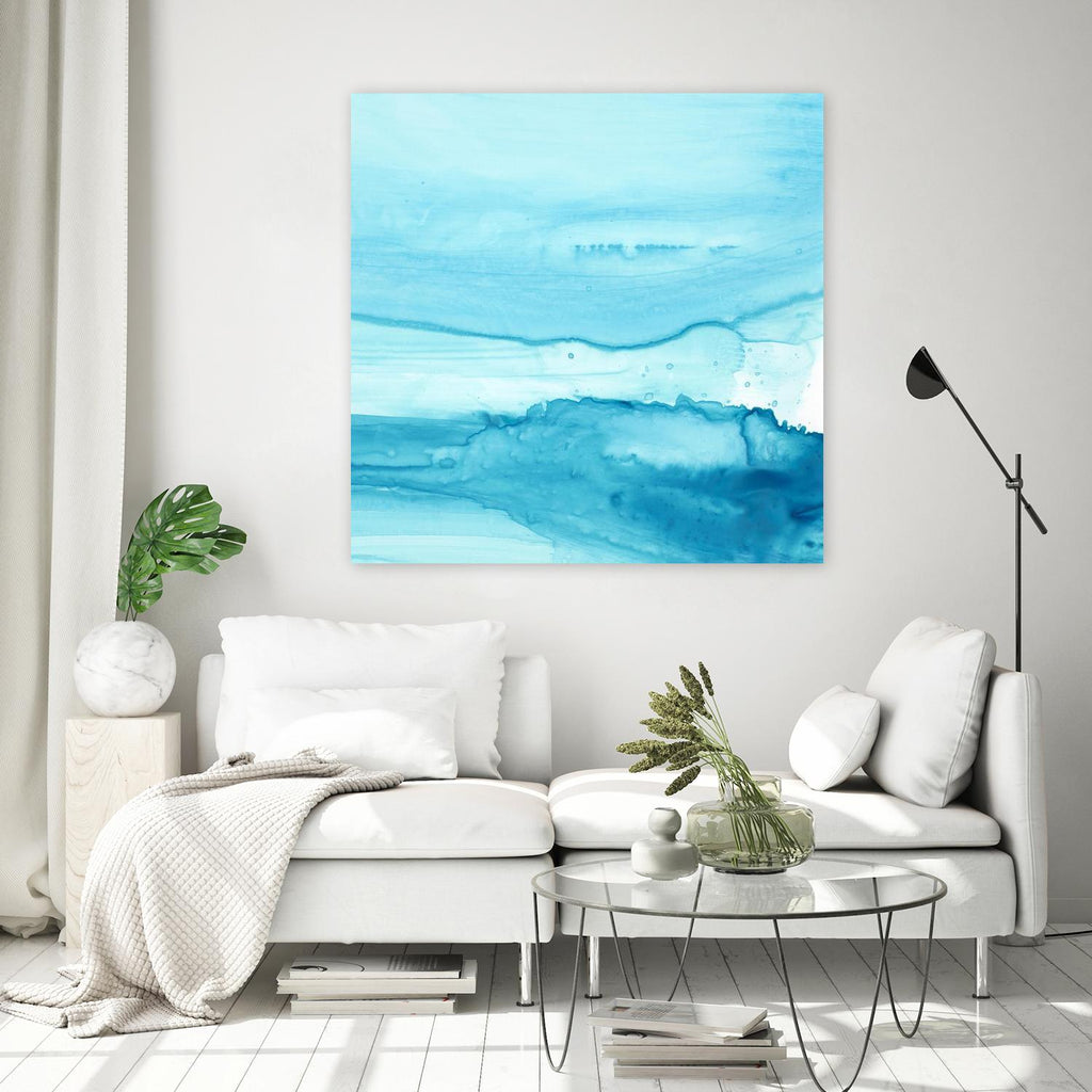 Making Waves IV by Ethan Harper on GIANT ART - blue abstract