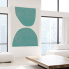 Jet Pack IX by Chariklia Zarris on GIANT ART - blue abstract