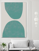 Jet Pack IX by Chariklia Zarris on GIANT ART - blue abstract