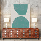 Jet Pack IX by Chariklia Zarris on GIANT ART - blue abstract