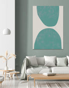 Jet Pack IX by Chariklia Zarris on GIANT ART - blue abstract