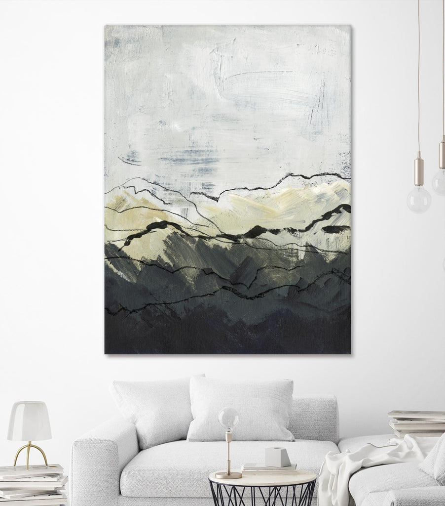 Montagnes d'hiver I par Jennifer Paxton Parker sur GIANT ART - abstrait