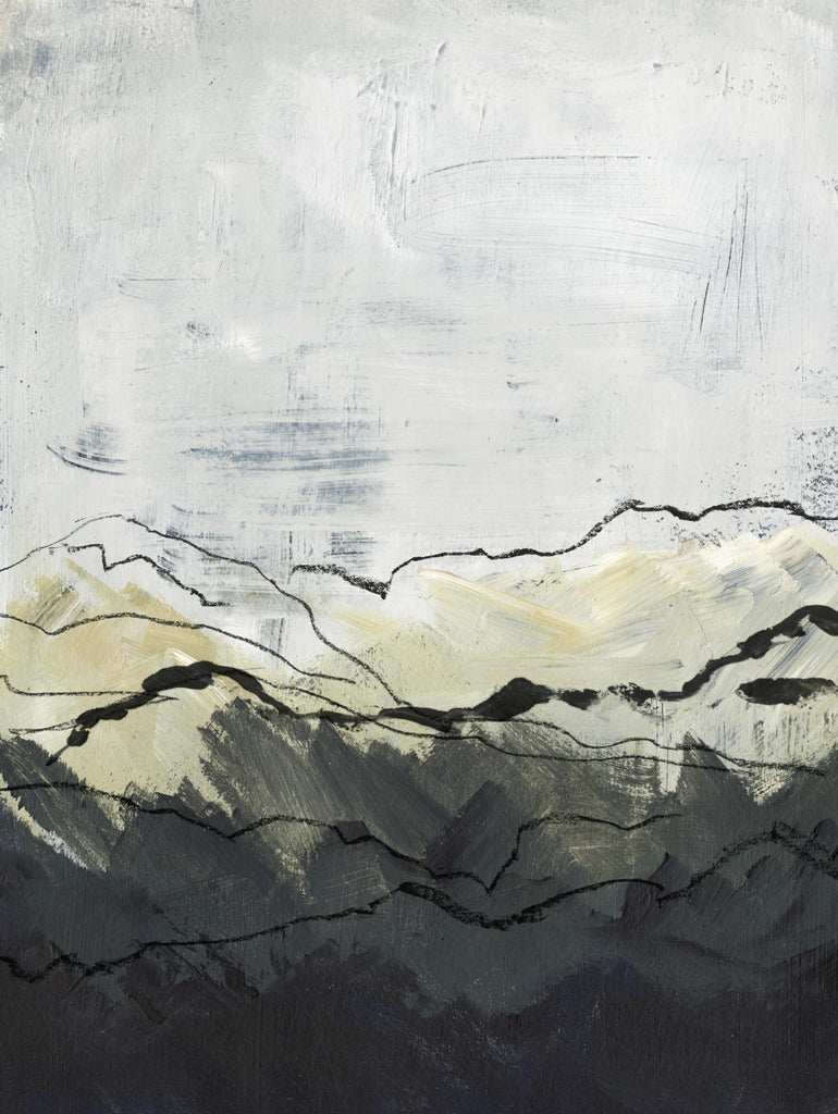 Montagnes d'hiver I par Jennifer Paxton Parker sur GIANT ART - abstrait