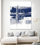 Alternating Current III by Ethan Harper on GIANT ART - blue abstract