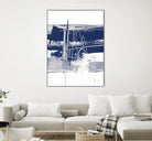 Alternating Current III by Ethan Harper on GIANT ART - blue abstract