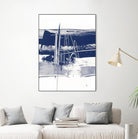 Alternating Current III by Ethan Harper on GIANT ART - blue abstract