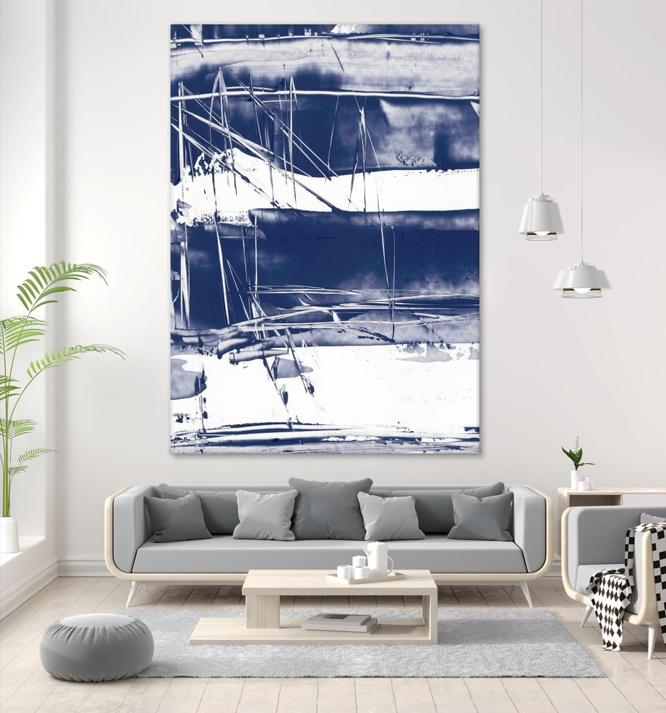 Alternating Current V by Ethan Harper on GIANT ART - blue abstract