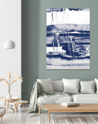 Alternating Current VI by Ethan Harper on GIANT ART - blue abstract