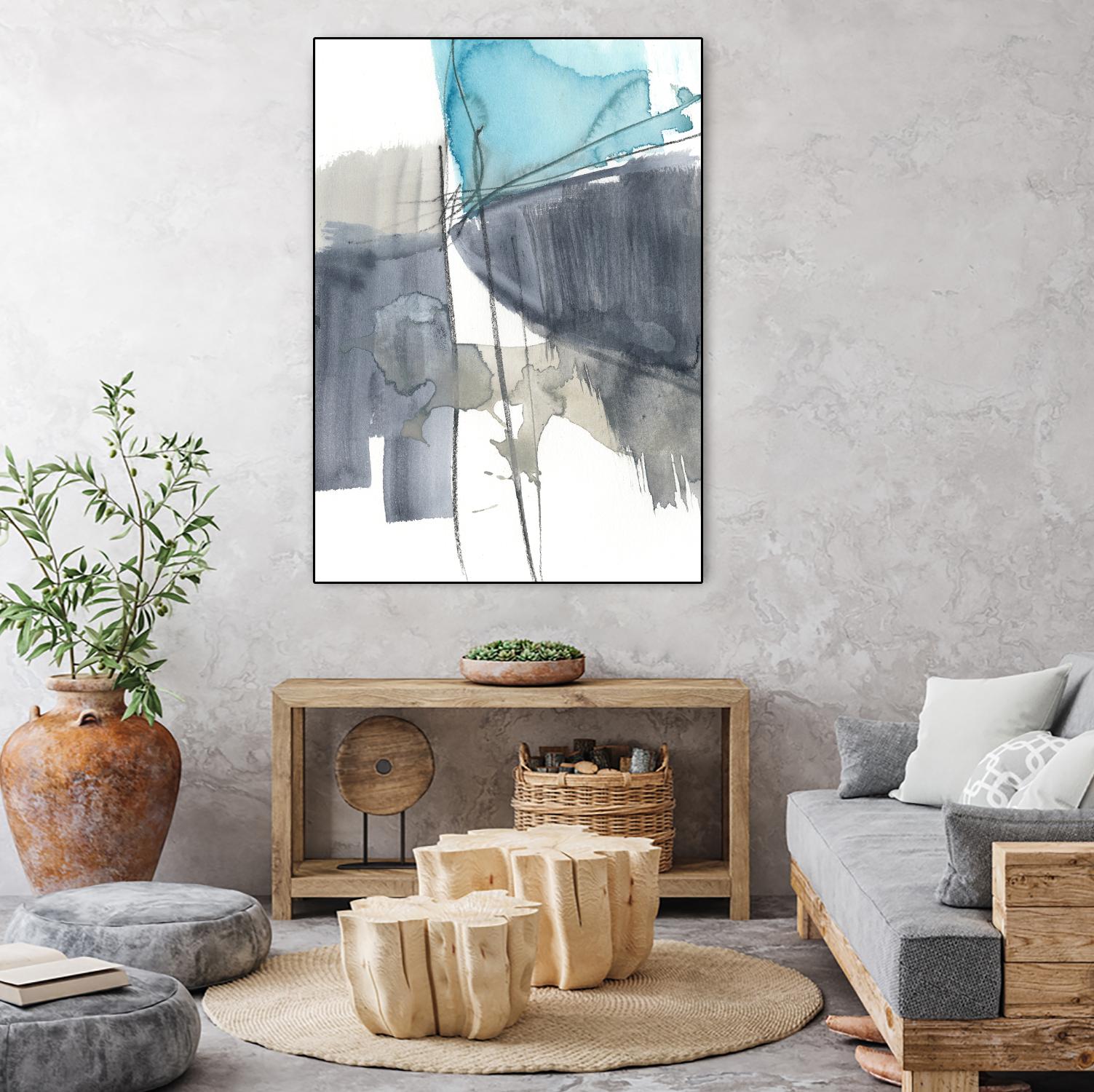 Kinetic Grid VI by Jennifer Goldberger on GIANT ART - abstract