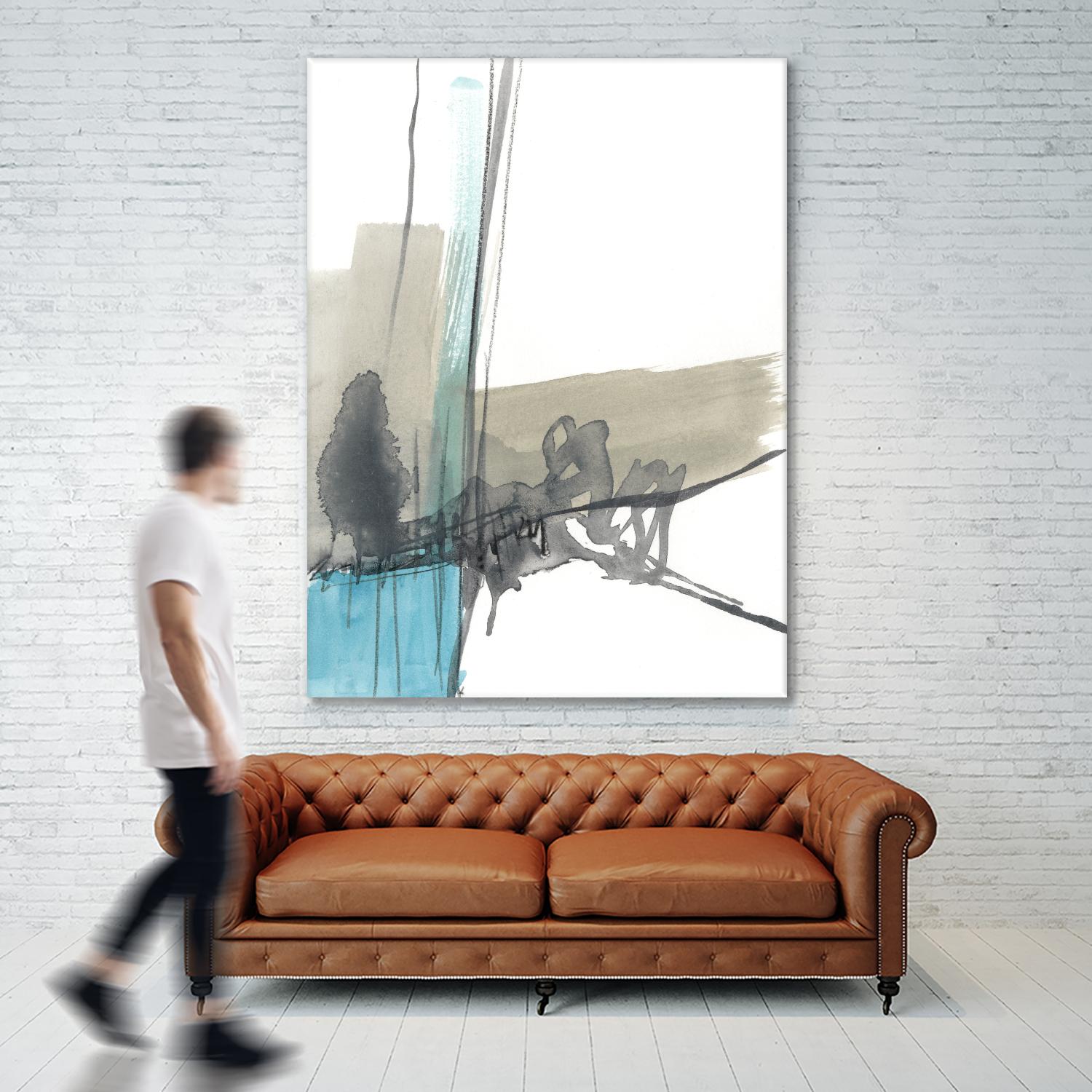 Kinetic Grid IX by Jennifer Goldberger on GIANT ART - abstract