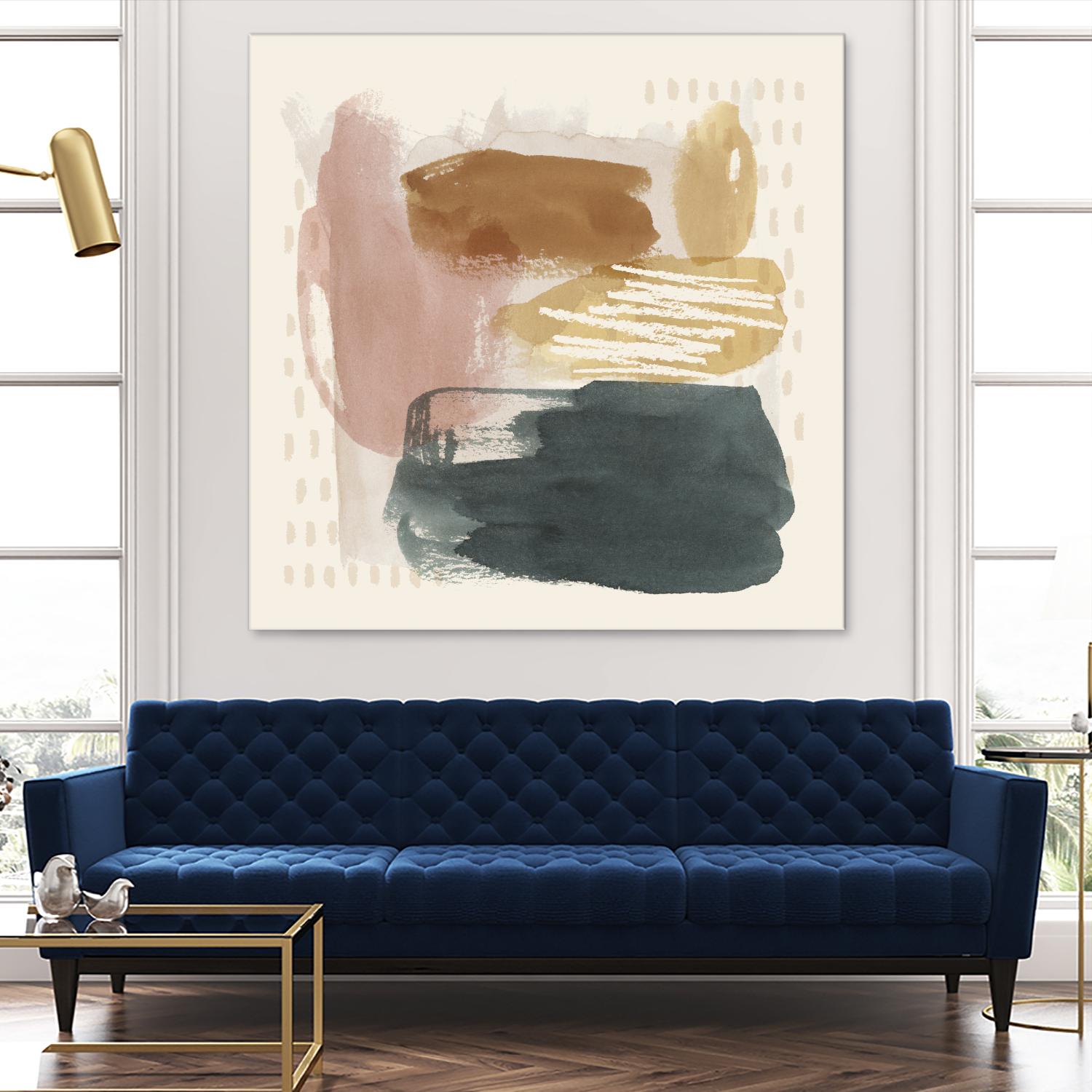 Ochre Echo IV by Grace Popp on GIANT ART - abstract