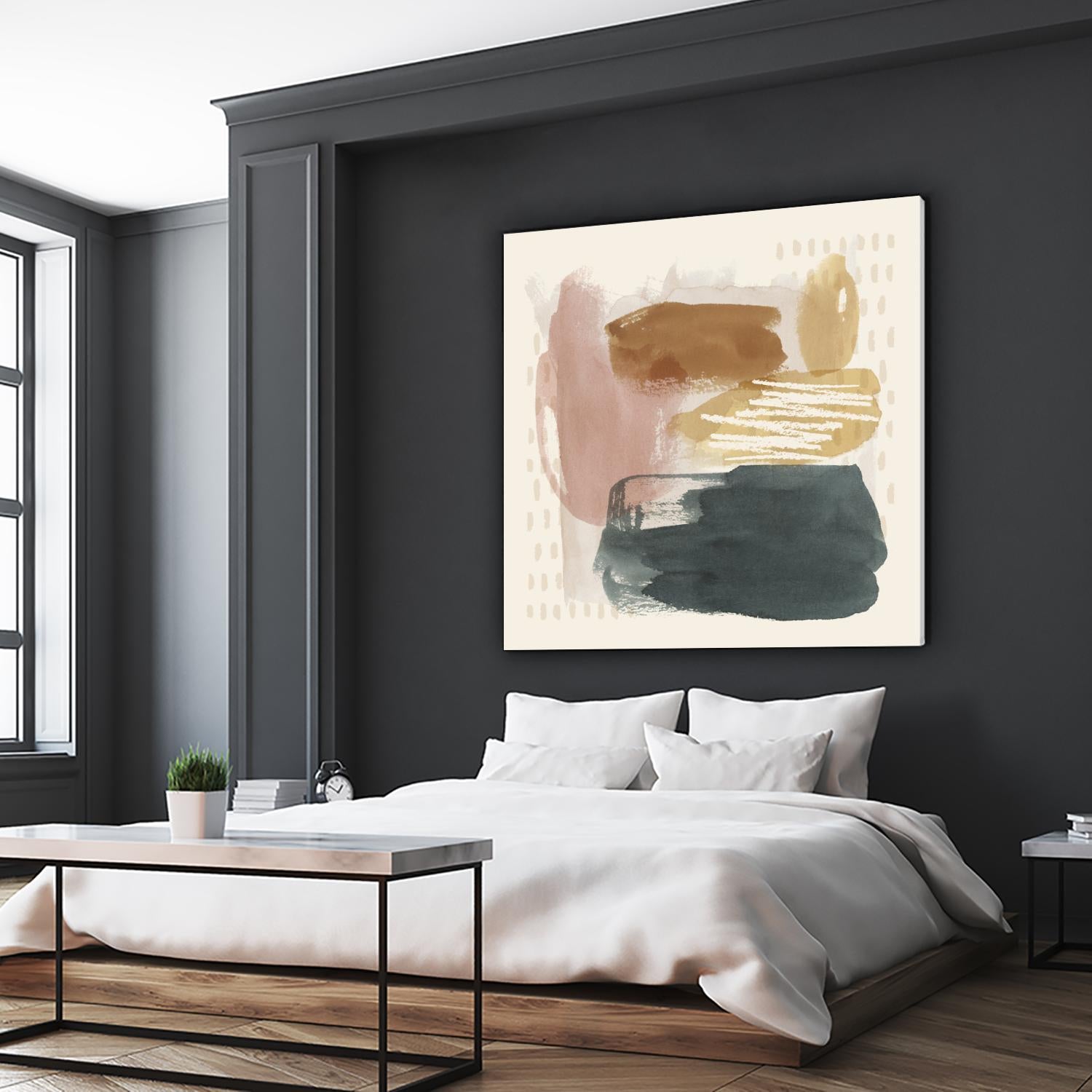 Ochre Echo IV by Grace Popp on GIANT ART - abstract