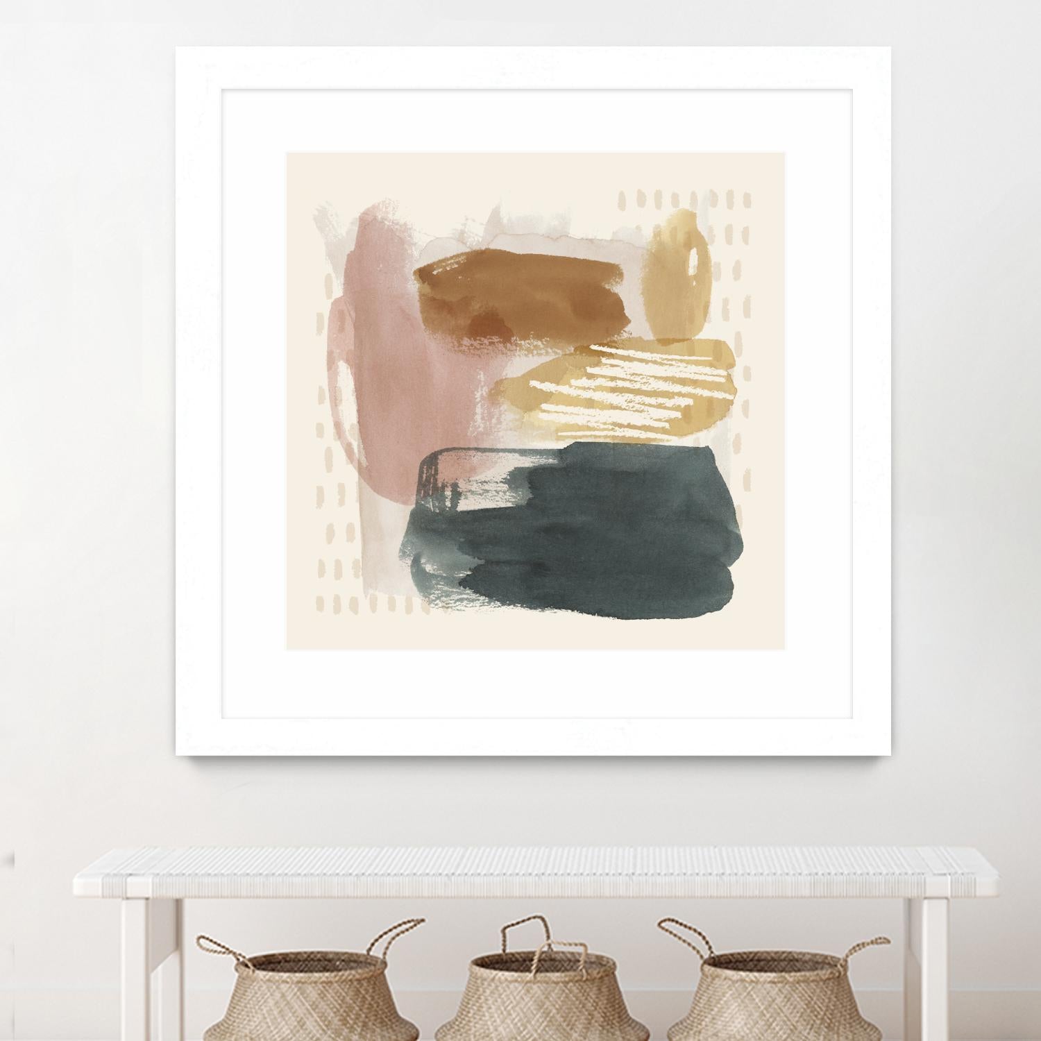 Ochre Echo IV by Grace Popp on GIANT ART - abstract