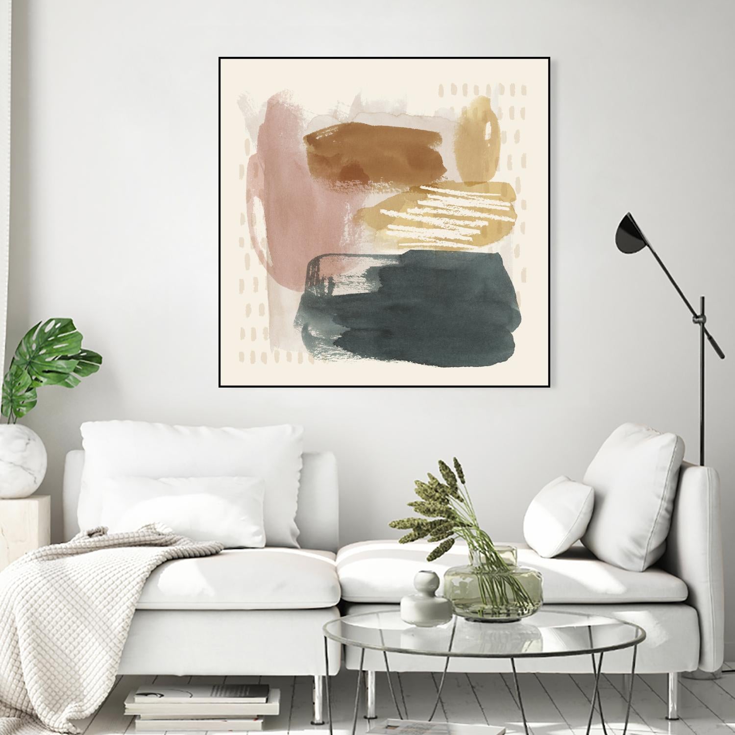 Ochre Echo IV by Grace Popp on GIANT ART - abstract