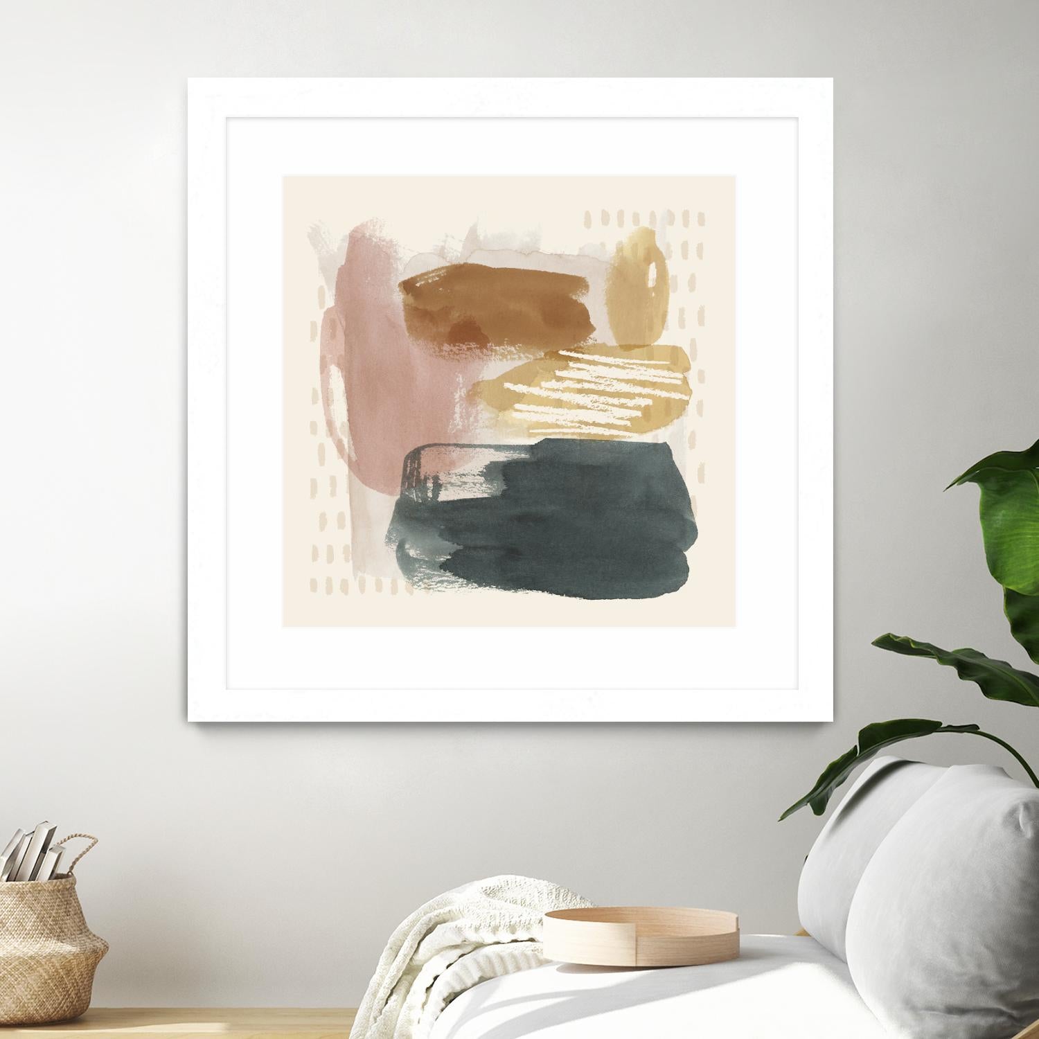 Ochre Echo IV by Grace Popp on GIANT ART - abstract