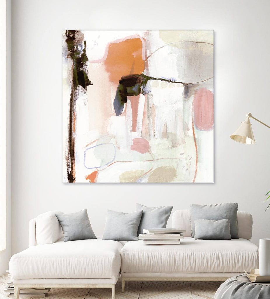 Ravel III by Victoria Borges on GIANT ART - pink abstract
