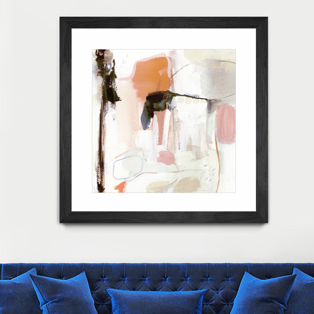 Ravel III by Victoria Borges on GIANT ART - pink abstract