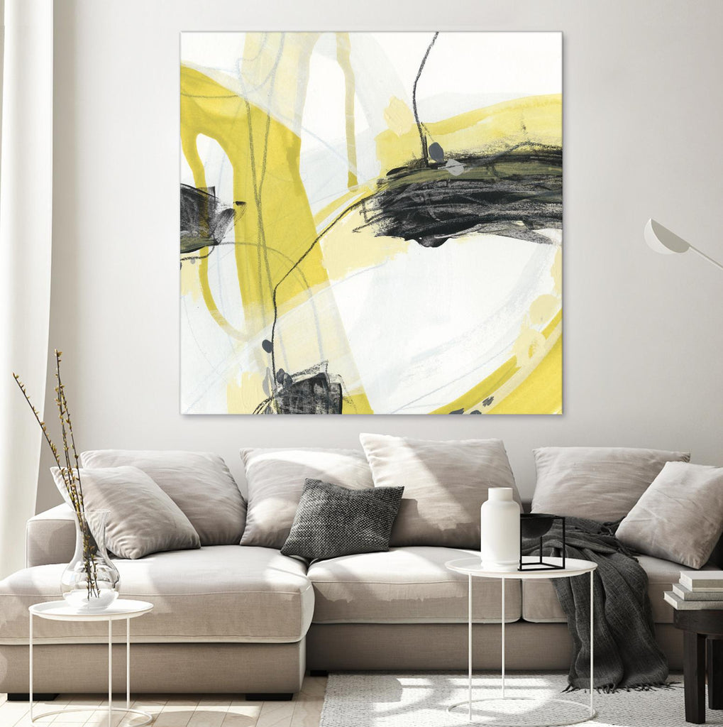 Conduit II by June Erica Vess on GIANT ART - yellow abstract