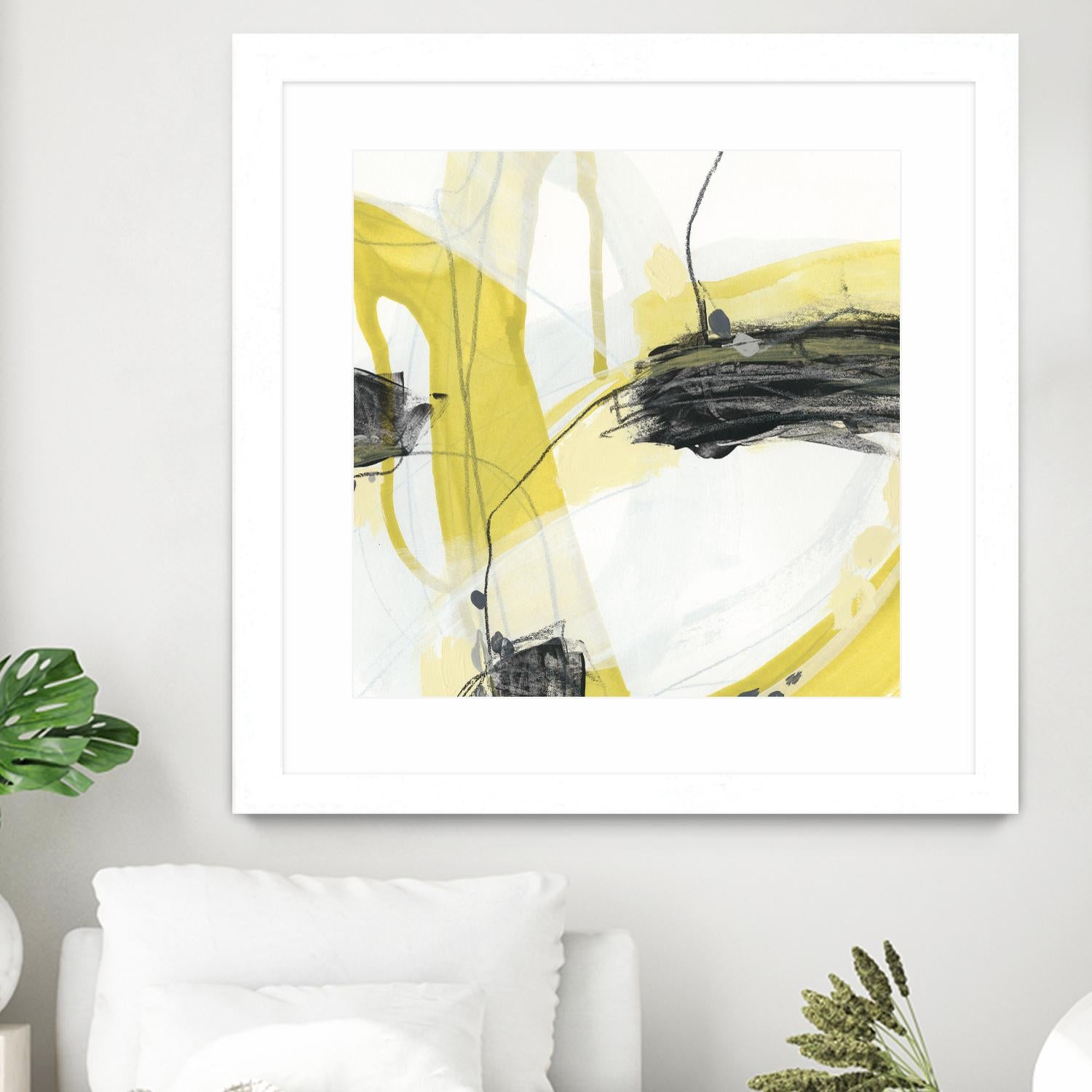 Conduit II by June Erica Vess on GIANT ART - yellow abstract