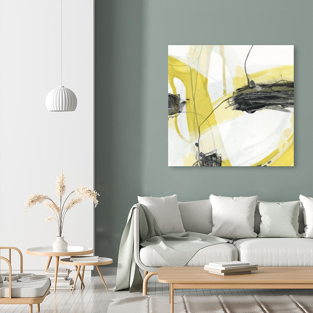 Conduit II by June Erica Vess on GIANT ART - yellow abstract
