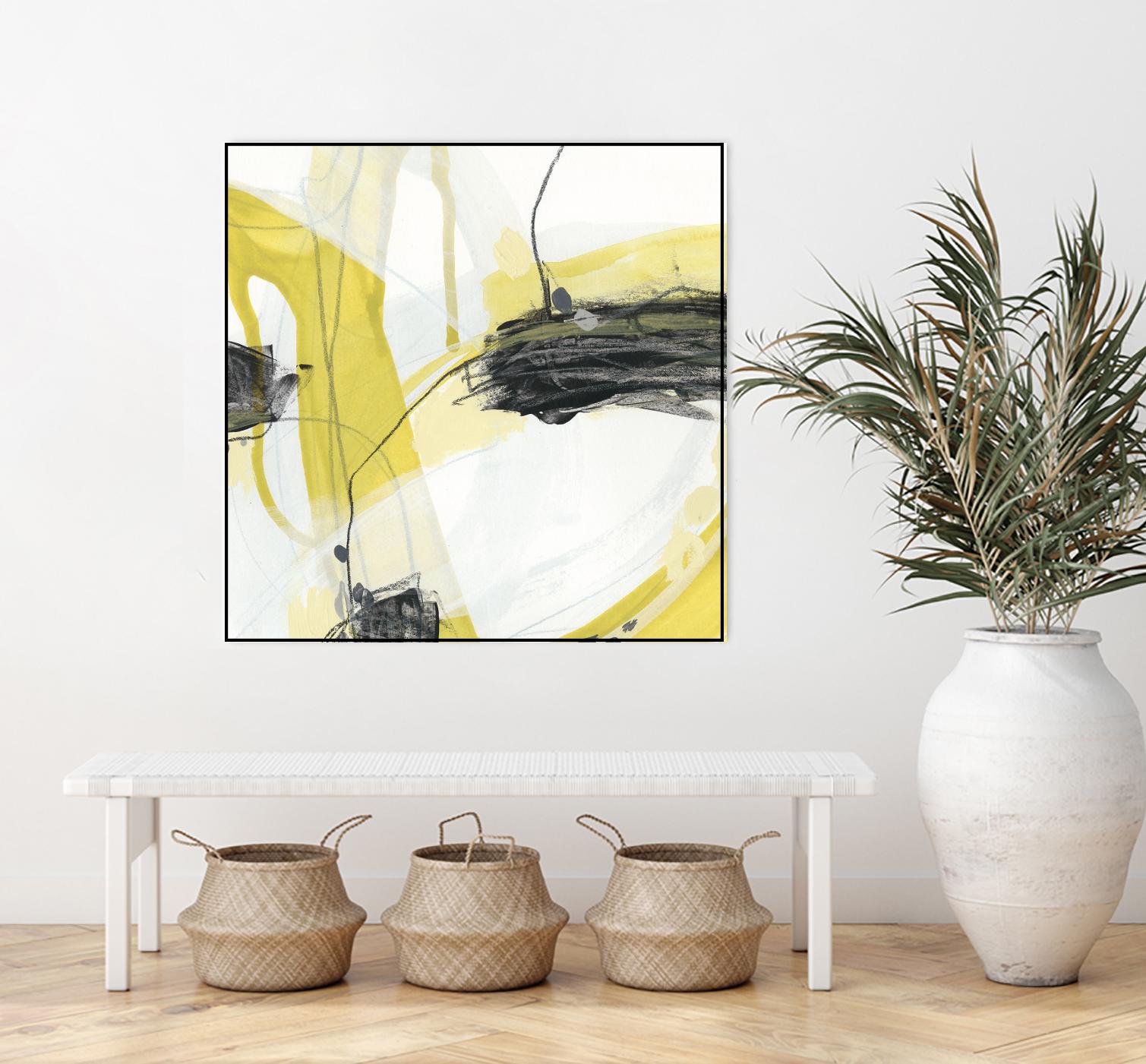 Conduit II by June Erica Vess on GIANT ART - yellow abstract