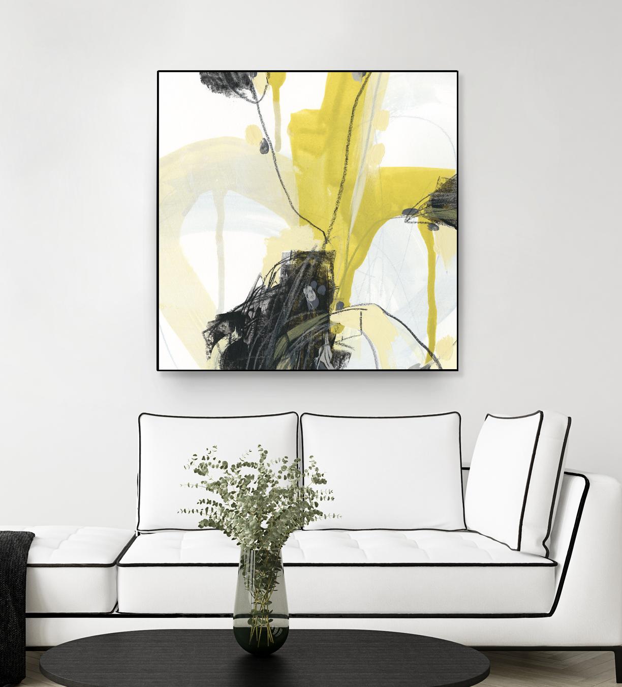 Conduit III by June Erica Vess on GIANT ART - yellow abstract
