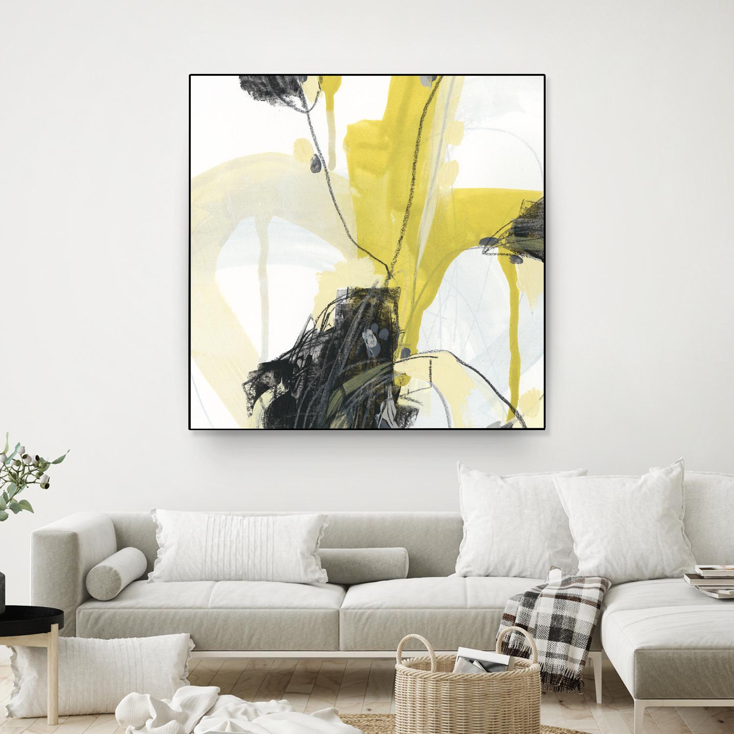 Conduit III by June Erica Vess on GIANT ART - yellow abstract