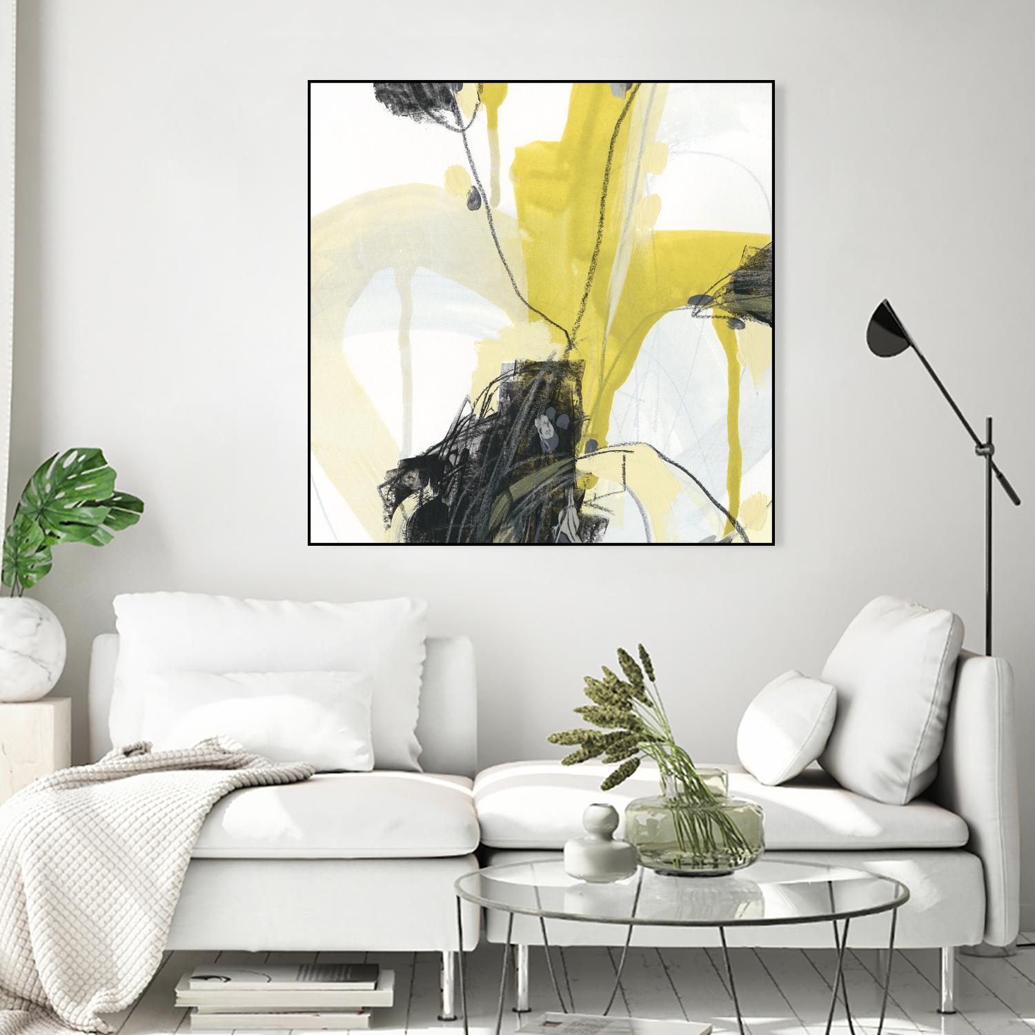 Conduit III by June Erica Vess on GIANT ART - yellow abstract