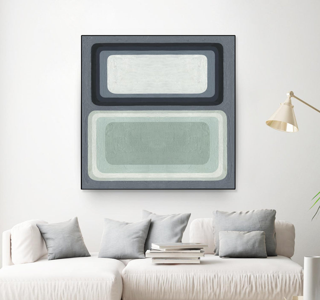 Maritime Color Field I by Emma Scarvey on GIANT ART - green abstract
