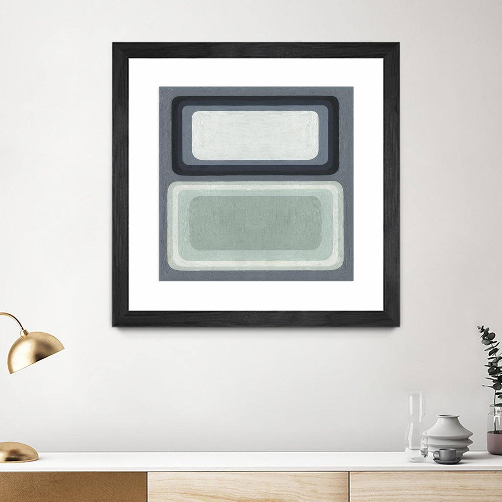 Maritime Color Field I by Emma Scarvey on GIANT ART - green abstract