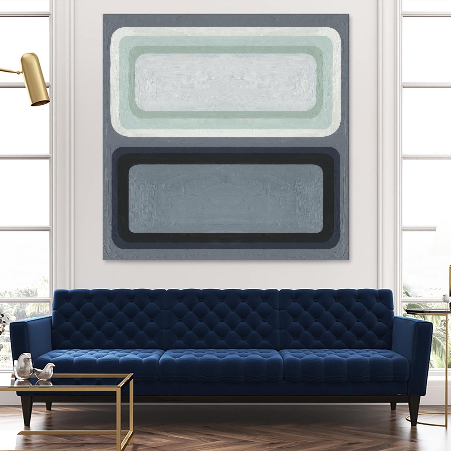 Maritime Color Field II by Emma Scarvey on GIANT ART - green abstract