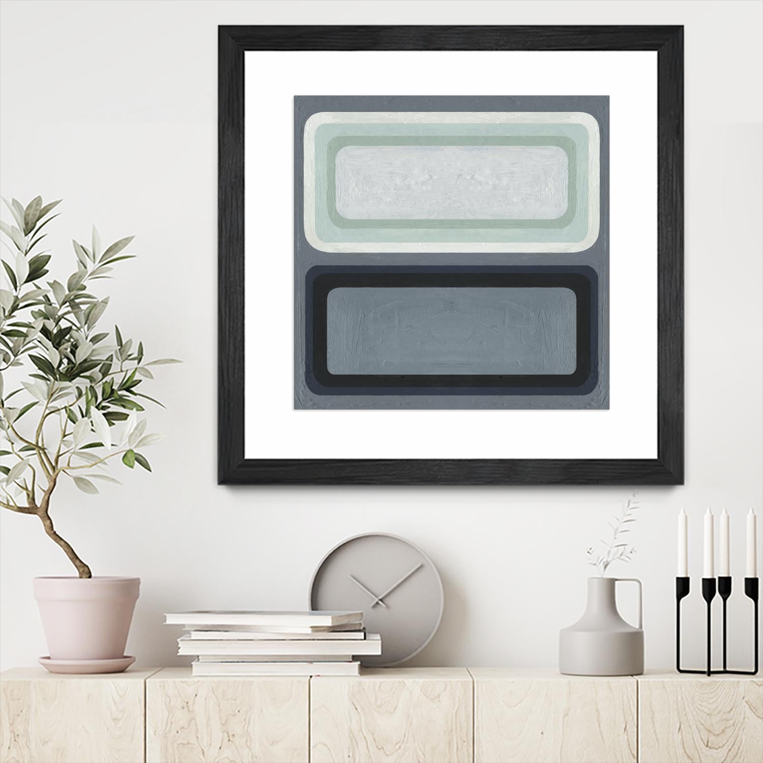Maritime Color Field II by Emma Scarvey on GIANT ART - green abstract