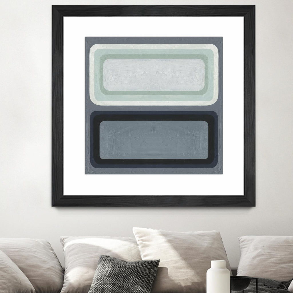 Maritime Color Field II par Emma Scarvey sur GIANT ART - vert abstrait