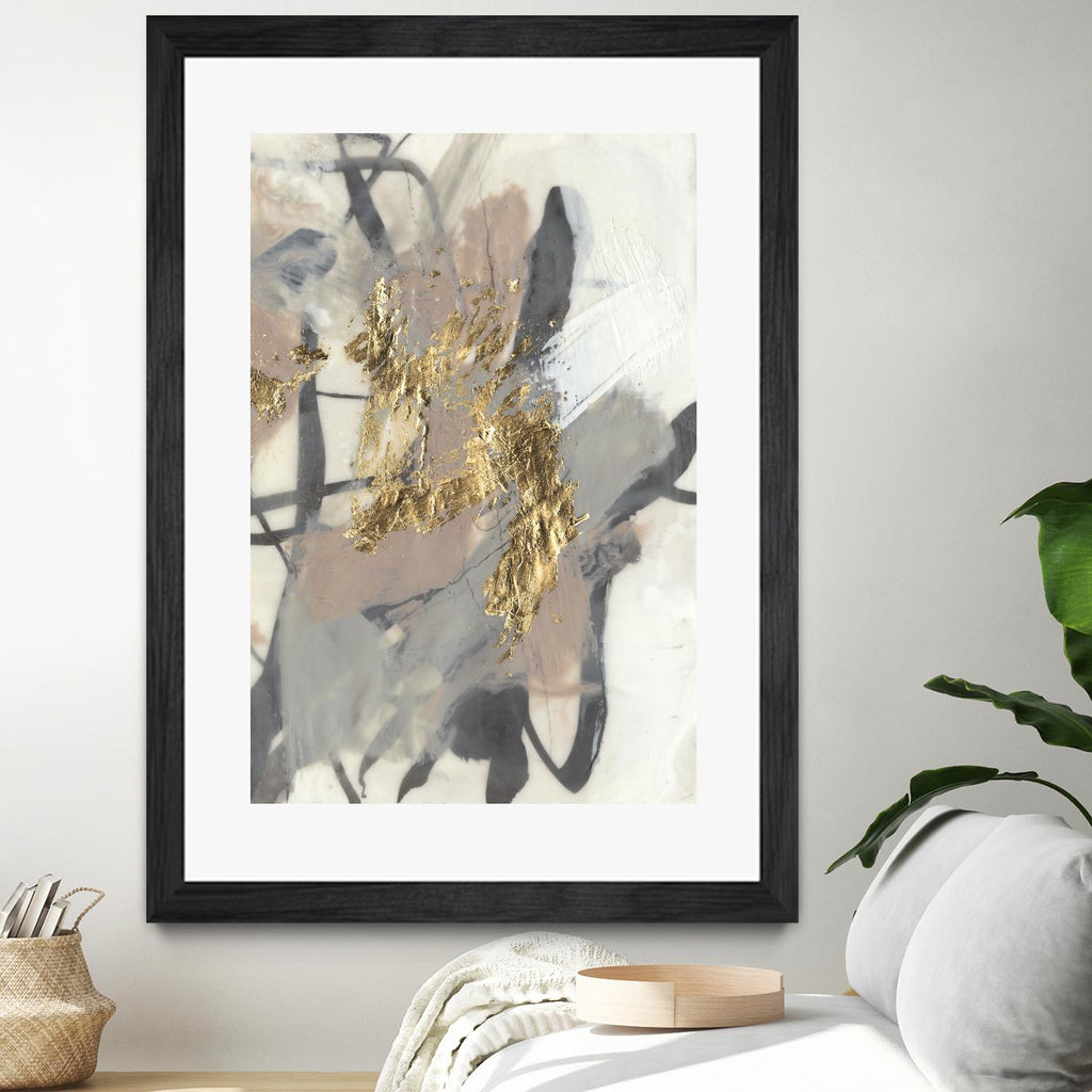 Golden Blush II by Jennifer Goldberger on GIANT ART - abstract