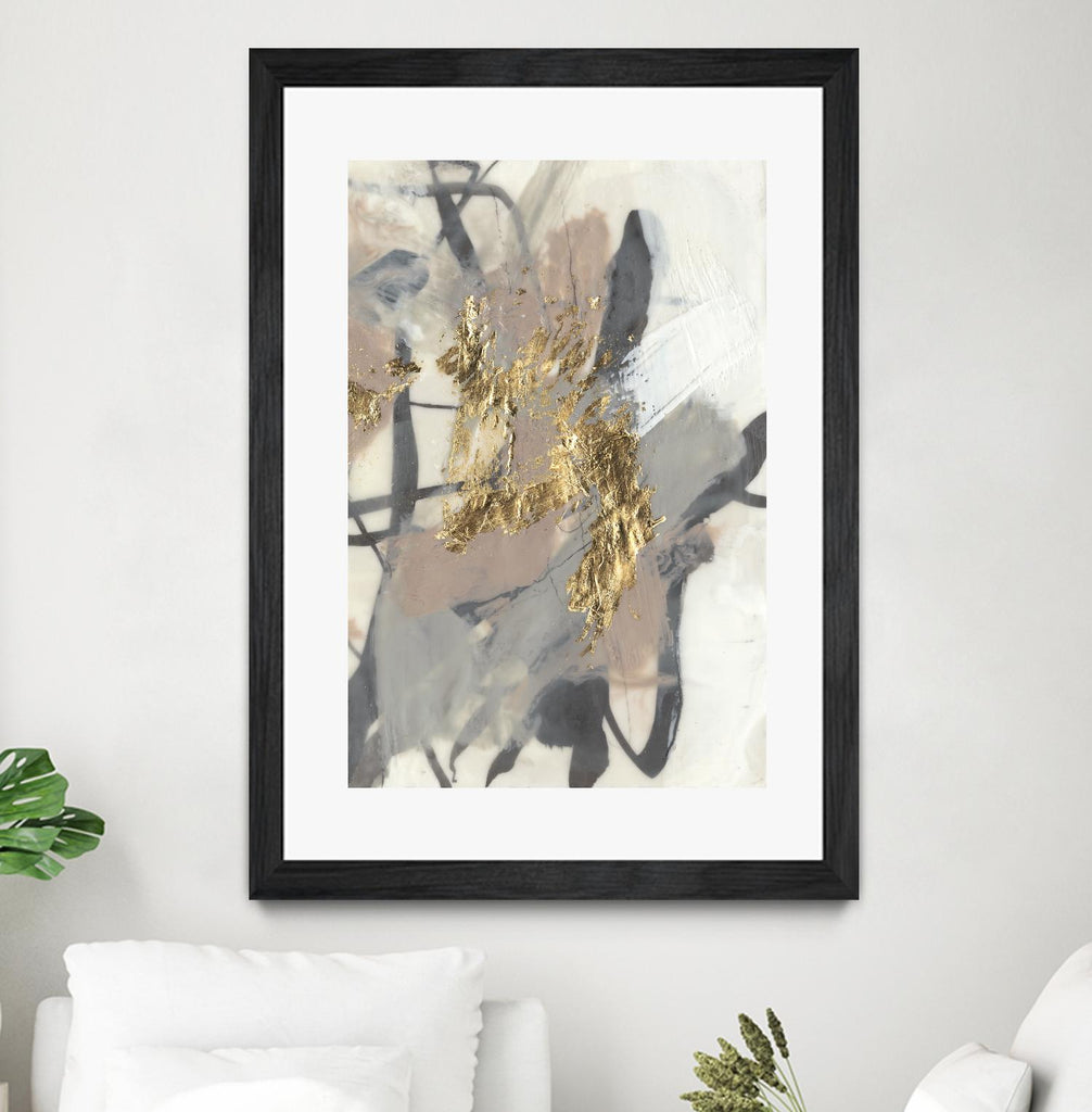 Golden Blush II by Jennifer Goldberger on GIANT ART - abstract