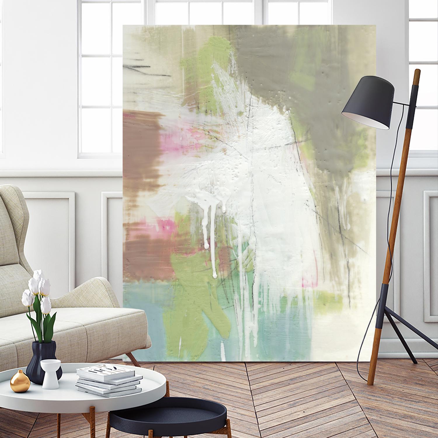 Retro Splash I by Jennifer Goldberger on GIANT ART - abstract